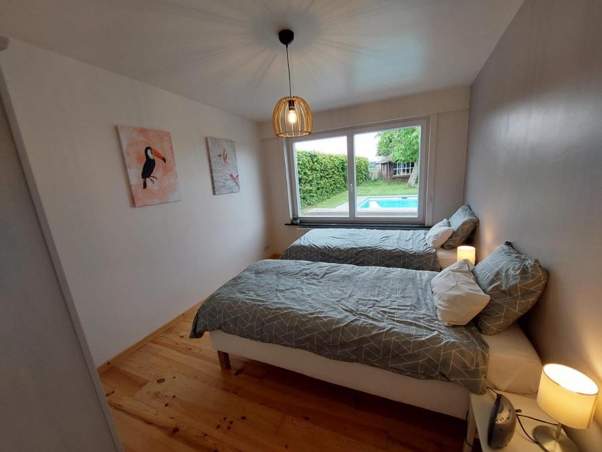 Vakantiewoning Met Permanent Verwarmd Zwembad En Sauna Koekelare 외부 사진